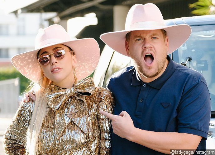 Lady GaGa Excitedly Dances While Filming 'Carpool Karaoke'. Get the Sneak Peeks