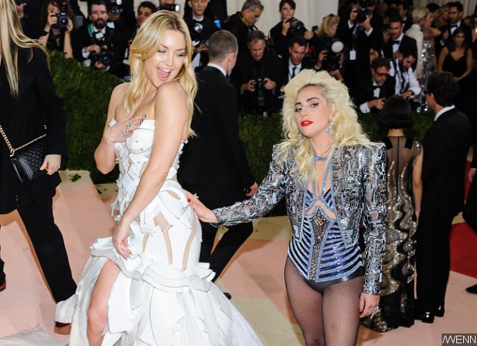 Lady GaGa Gropes Kate Hudson's Butt at 2016 Met Gala