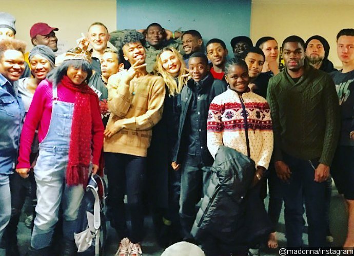 Madonna Celebrates Thanksgiving With Homeless LGBT Teens
