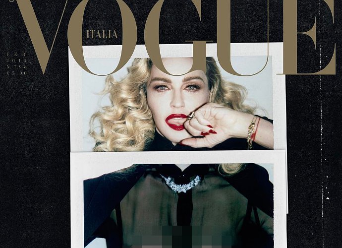 Madonna Flaunts Nipples on Vogue Italia Cover