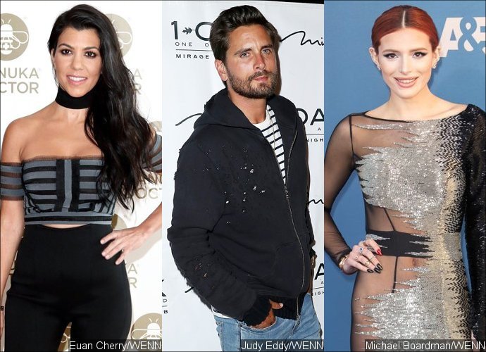 Trying to Make Kourtney Kardashian Jealous, Scott Disick Jets Off to Cannes With Bella Thorne