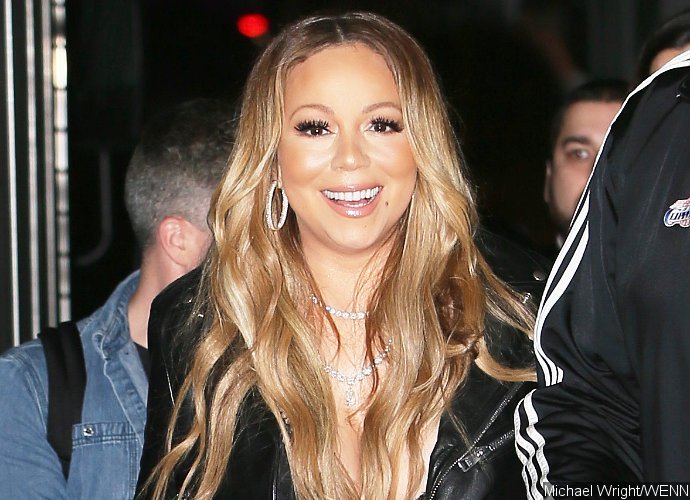 Nip Slip Again! Mariah Carey's Boobs Pop Out of Her Risque Black Bustier