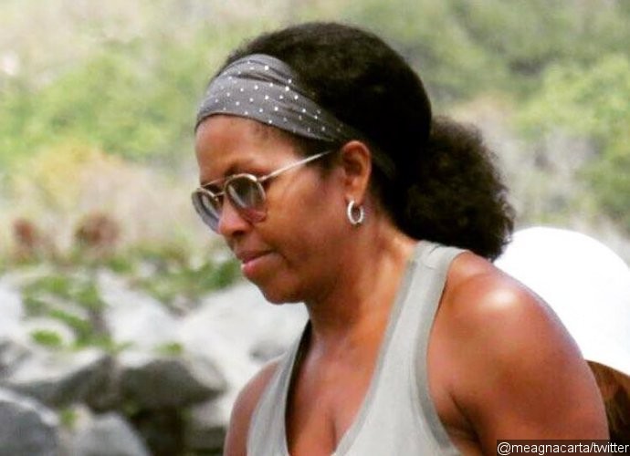 Michelle Obama Sports Her Natural Hair and Internet Just Can't Handle It