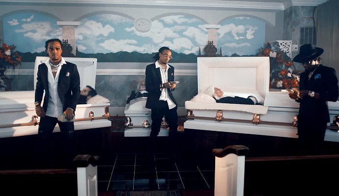 Migos Partying With Dead Presidents in 'Deadz' Music Video Featuring 2 Chainz
