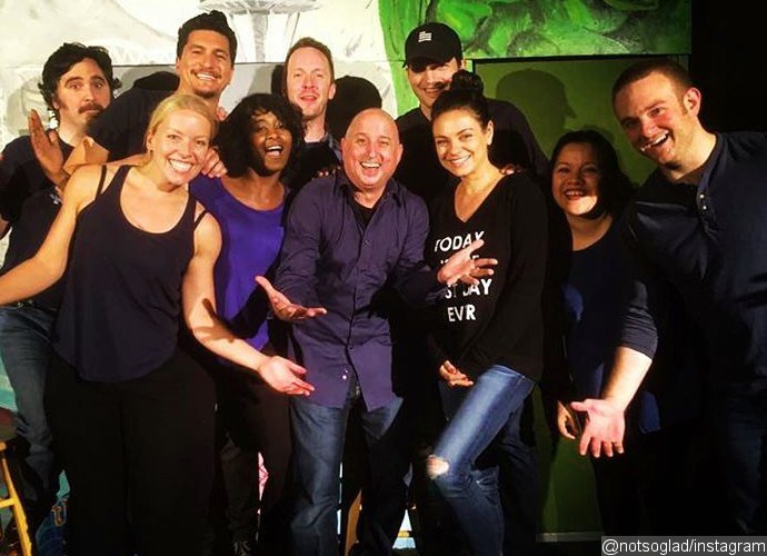 Mila Kunis and Ashton Kutcher Enjoy Adults-Only Comedy Show in Seattle