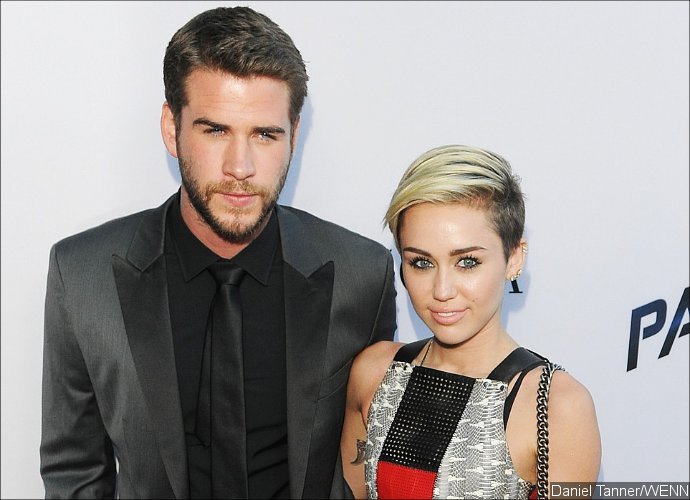 Miley Cyrus and Liam Hemsworth Look Happy While Attending Friend's Wedding Together