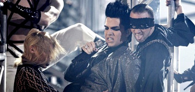 Adam Lambert performed sexually-charged performance