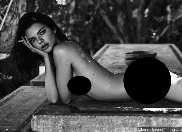 Kendall Jenner Completely Naked and Holding a Cigarette in New Instagram Pic