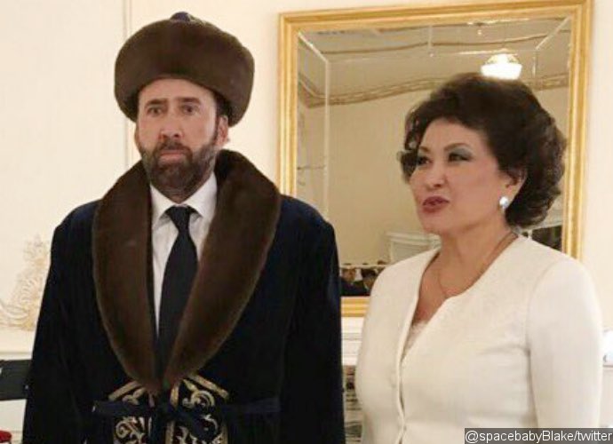 Nicolas Cage's Photo in Kazakhstani Garb Sparks Hilarious Memes on Twitter