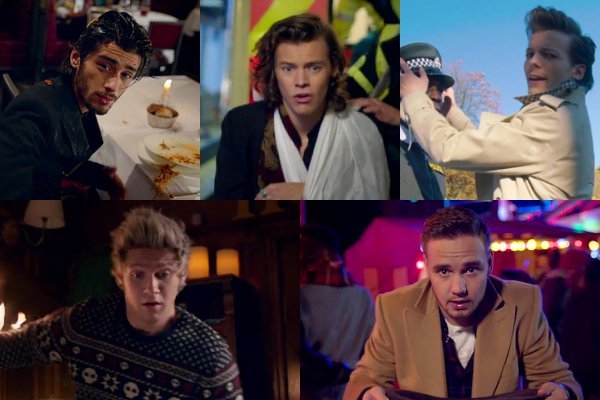 One Direction in Disastrous Dates in 'Night Changes' Music Video