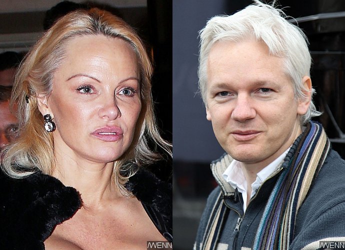 Pamela Anderson Sparks Dating Rumors With Julian Assange