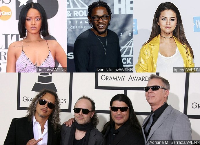 Rihanna, Kendrick Lamar, Selena Gomez, Metallica to Perform at 2016 Global Citizen Concert