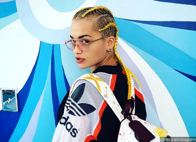 She Looks Fresh! Rita Ora Rocks Yellow Cornrows as She Continues Promoting Her Adidas Collection