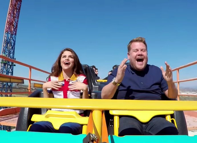 Selena Gomez and James Corden Sing on a Roller Coaster for Carpool Karaoke