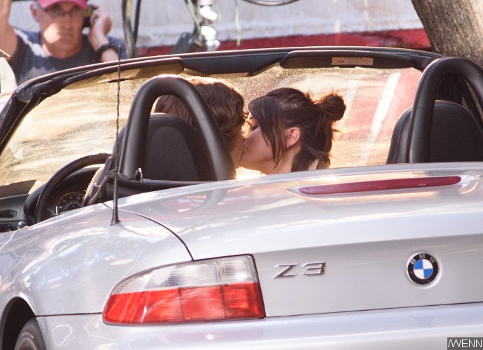 Selena Gomez Spotted Kissing Timothee Chalamet on Set of Woody Allen's New Movie