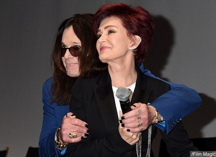 Awkward! Sharon Osbourne Hugged by Ozzy During Their First Public Appearance Since Split