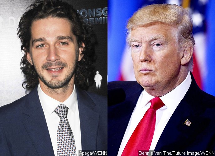Shia LaBeouf Starts Four-Year Anti-Trump Live-Stream Protest on Inauguration Day