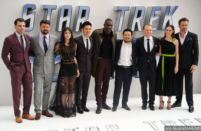 Simon Pegg Explains How Gay Sulu Is Possible in 'Star Trek Beyond' as the Cast Attend U.K. Premiere