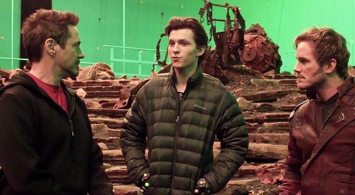 Star-Lord Meets Iron Man and Spider-Man in 'Avengers: Infinity War' First Set Video