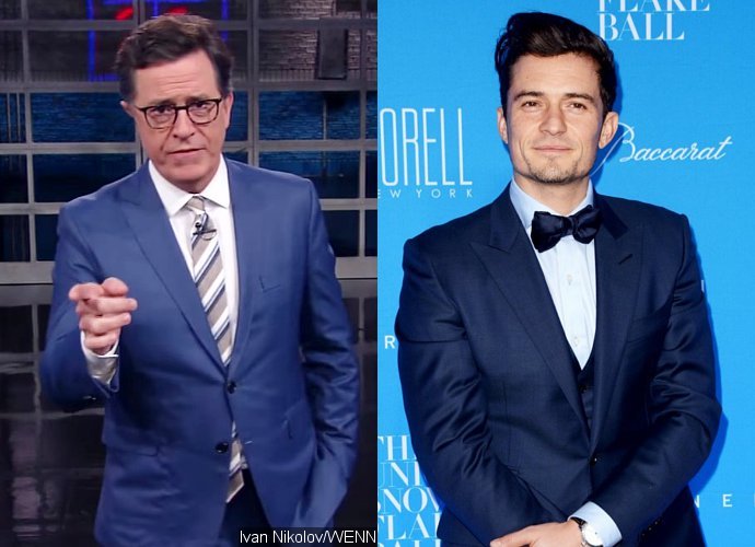 Stephen Colbert Takes on Orlando Bloom's Naked Pictures: He's Tanning His Little Legolas
