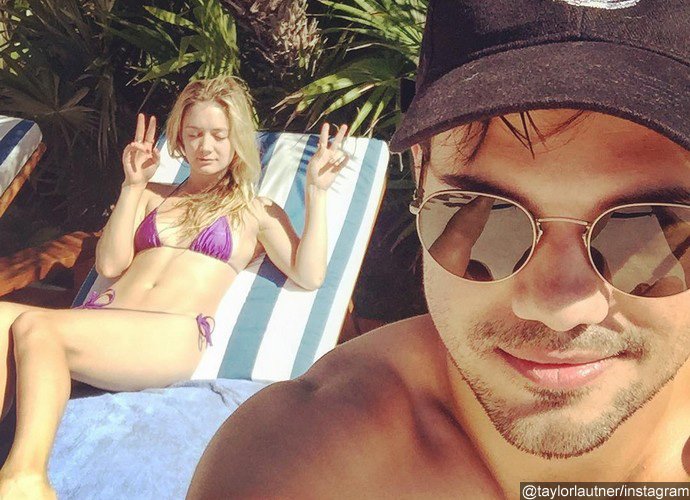Taylor Lautner Holds Hands With Bikini-Clad Billie Lourd in Cabo