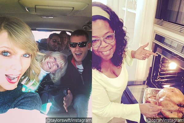 Taylor Swift, Oprah Winfrey and Other Celebrities Share Thanksgiving Photos