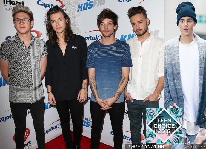 Teen Choice Awards 2016: One Direction and Justin Bieber Dominate Music Winner List