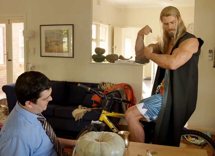 Thor Brags About His Muscles in 'Team Thor: Part 2' Mockumentary