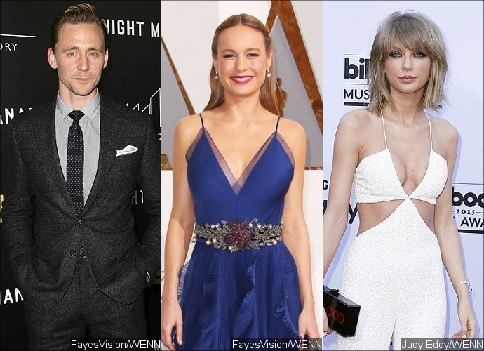 Tom Hiddleston Reportedly Feuding With Brie Larson Because of Taylor Swift