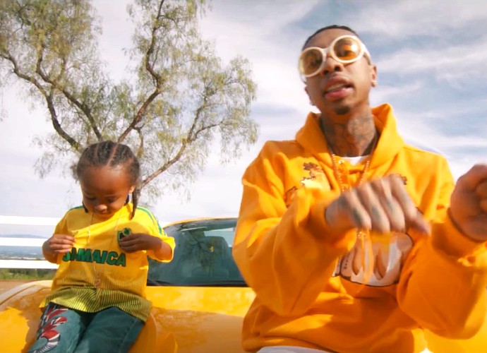 Tyga Premieres Fun Video for 'Flossin' Featuring His Son King Cairo