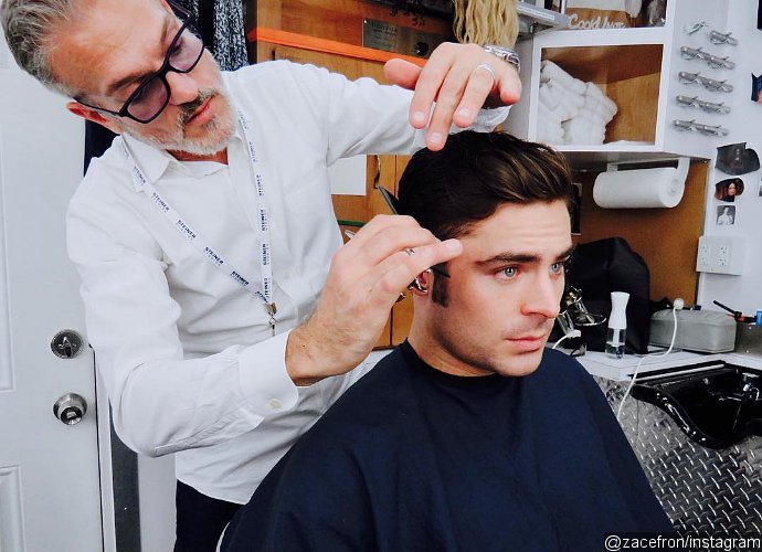 Zac Efron Sports Clean-Cut Sideburns for 'The Greatest Showman'