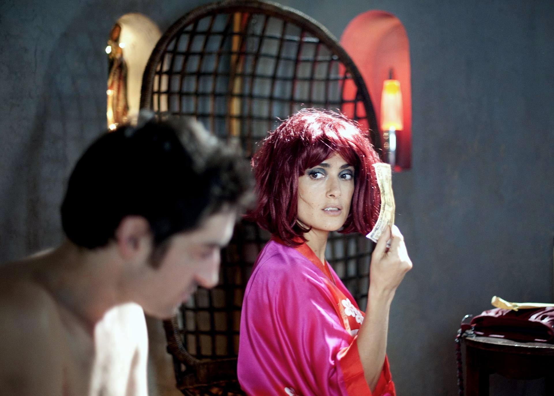 Mathieu Demy stars as Martin and Salma Hayek stars as Lola in MPI Pictures' Americano (2012)