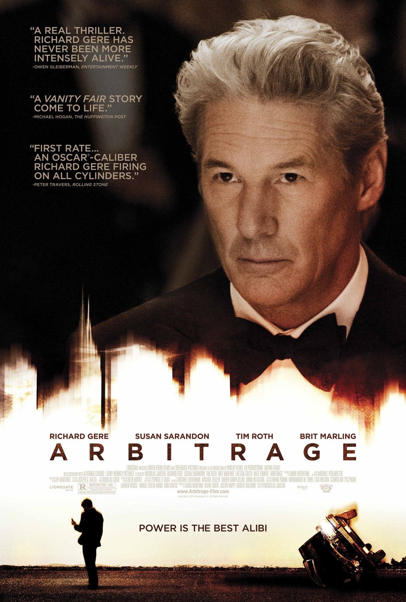Poster of Roadside Attractions' Arbitrage (2012)