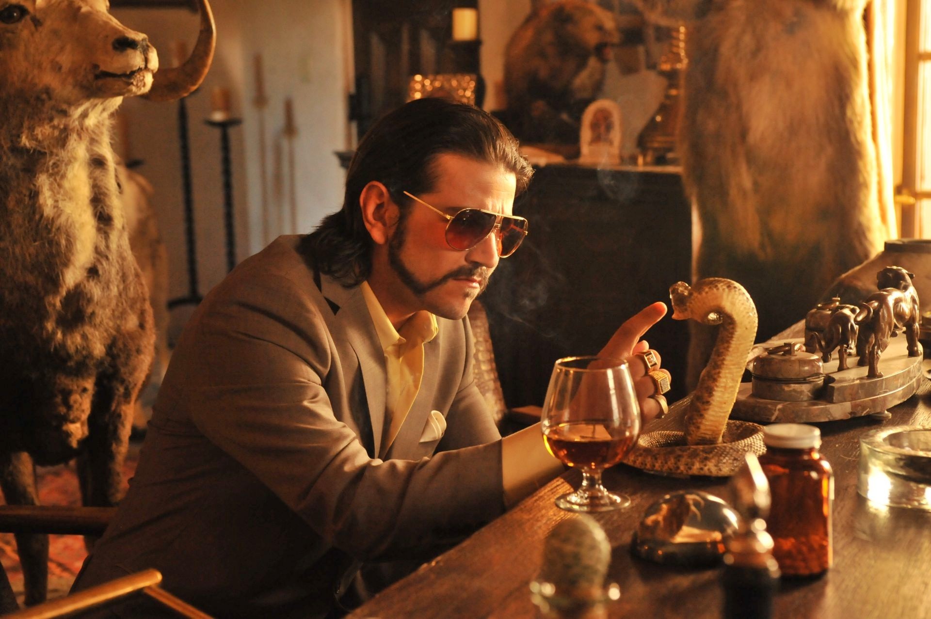 Diego Luna stars as Raul in Pantelion Films' Casa De Mi Padre (2012). Photo credit by John Estes.