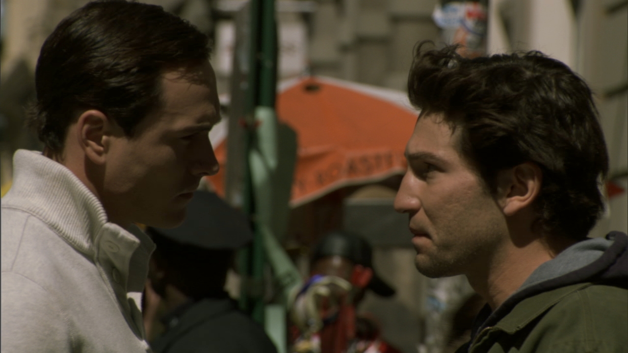 Chris Klein as George Rifkin and Jon Bernthal as Dixon in First Look Studios' Day Zero (2008)