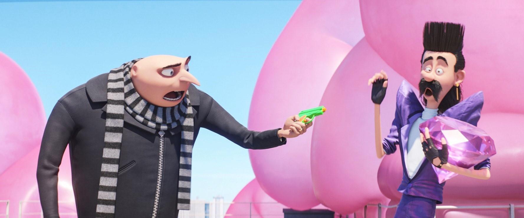 Gru and Balthazar Bratt from Universal Pictures' Despicable Me 3 (2017)