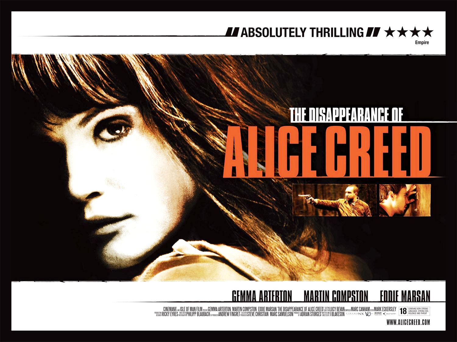 Poster of Anchor Bay Films' The Disappearance of Alice Creed (2010)
