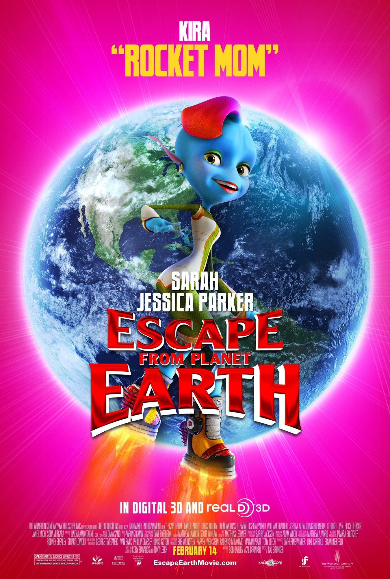 Poster of The Weinstein Company's Escape from Planet Earth (2013)