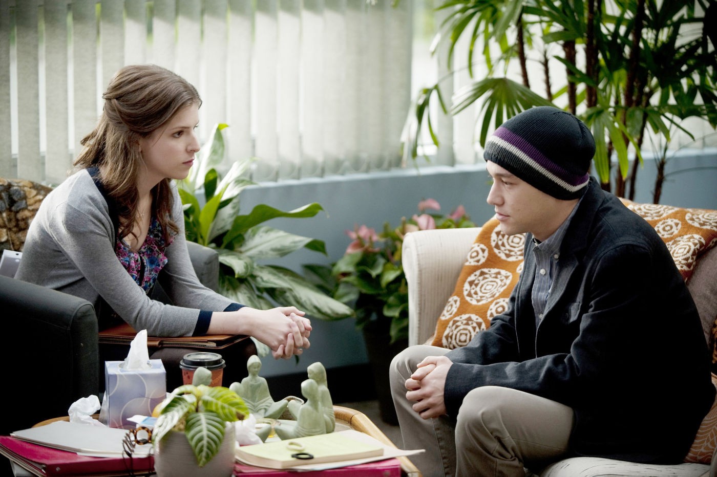 Anna Kendrick stars as Katie and Joseph Gordon-Levitt stars as Adam in Summit Entertainment's 50/50 (2011)