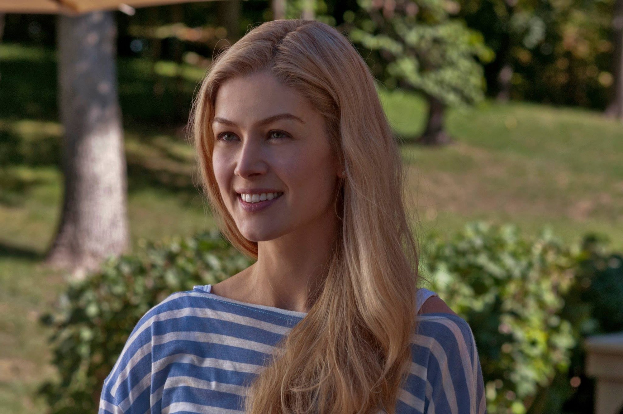 Rosamund Pike stars as Amy Dunne in 20th Century Fox's Gone Girl (2014)