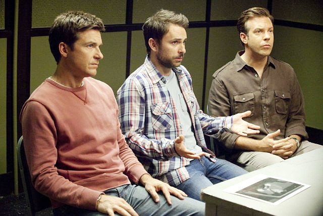 Jason Bateman, Charlie Day and Jason Sudeikis in Warner Bros. Pictures' Horrible Bosses (2011)