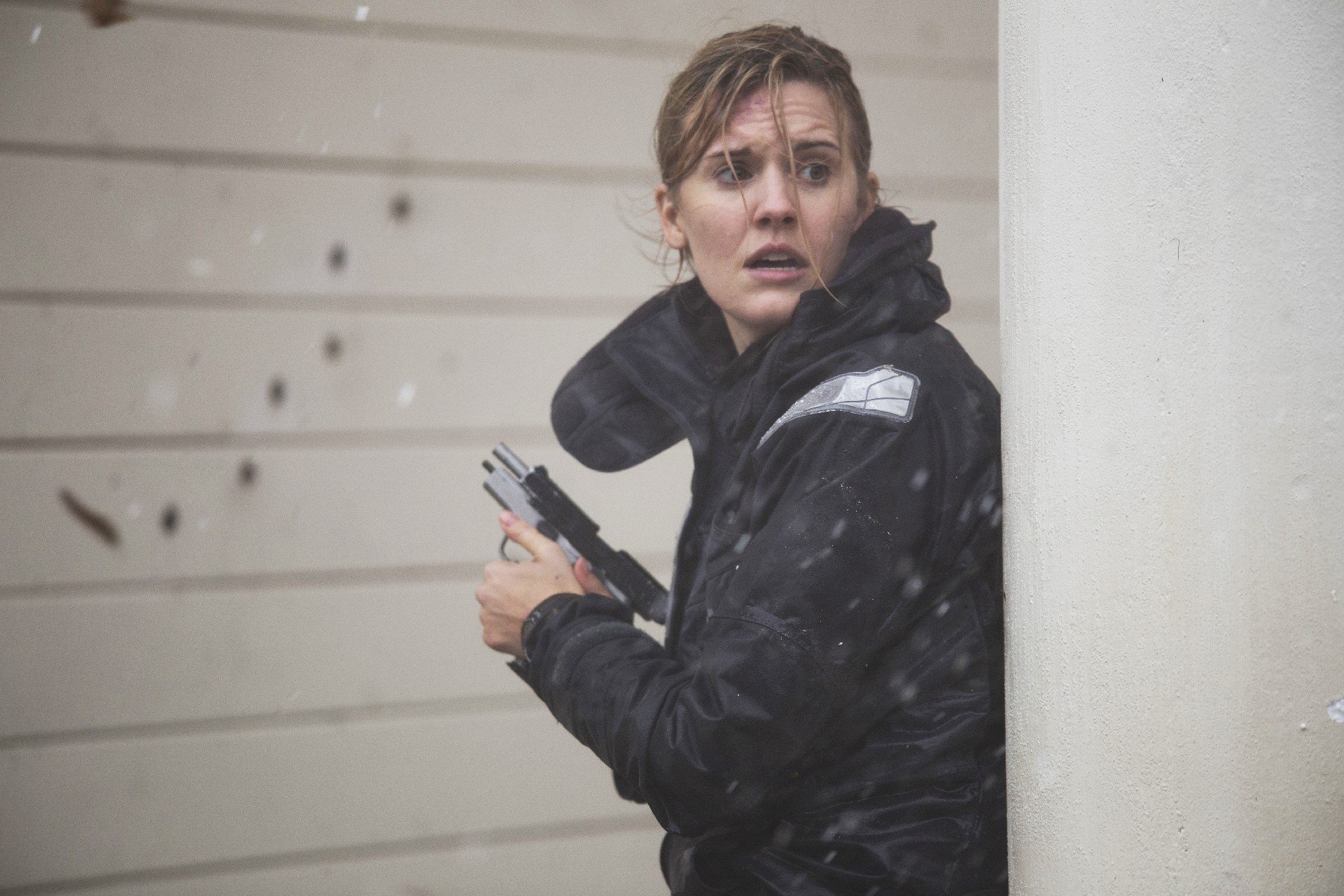 Maggie Grace stars as Casey in Entertainment Studios Motion Pictures' The Hurricane Heist (2018)