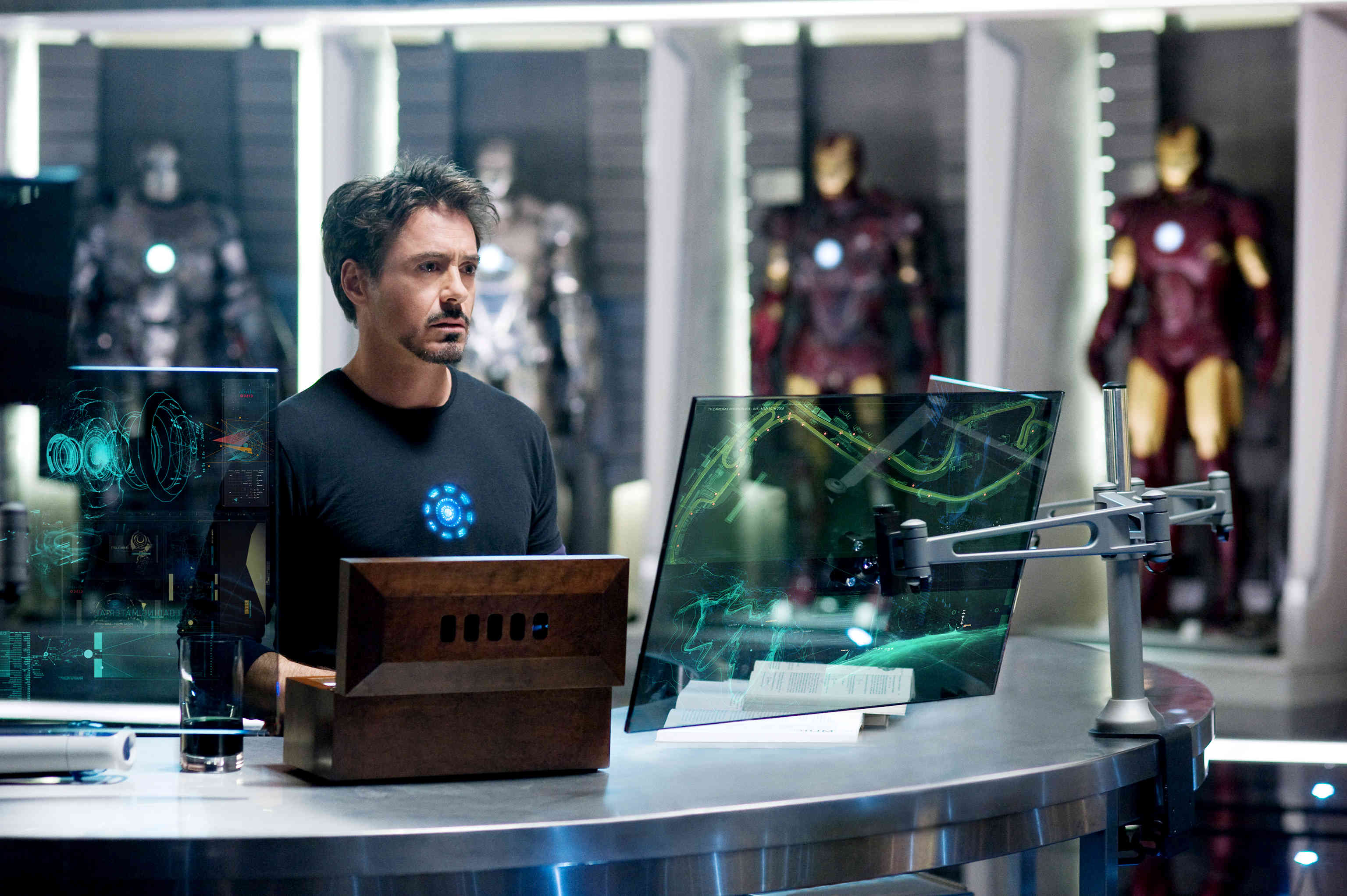 Robert Downey Jr. stars as Tony Stark/Iron Man in Paramount Pictures' Iron Man 2 (2010). Photo credit by Merrick Morton.