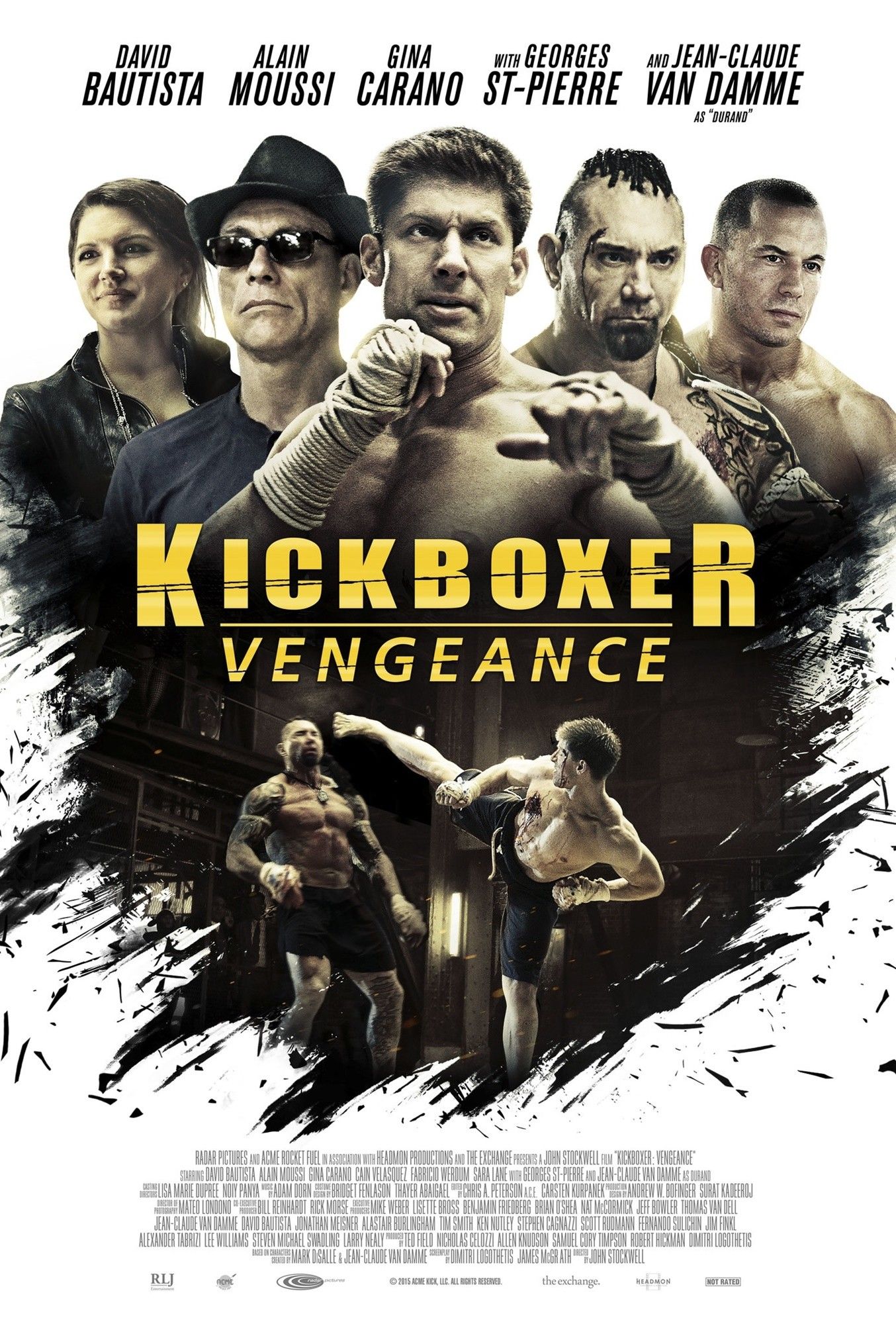 Poster of RLJ Entertainment's Kickboxer: Vengeance (2016)