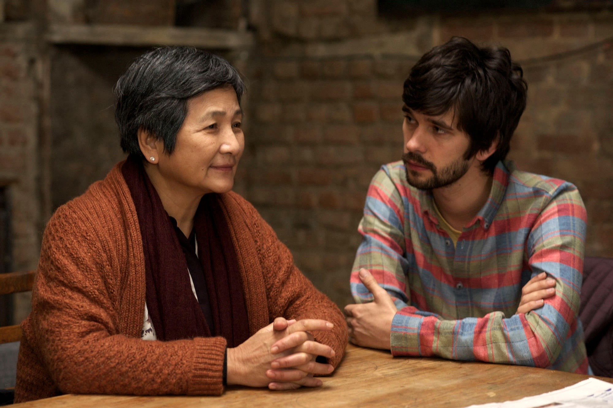 Cheng Pei-pei and Ben Whishaw in Strand Releasing's Lilting (2014)