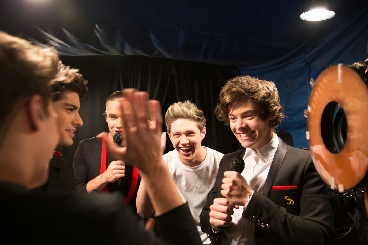 Zayn Malik, Liam Payne, Niall Horan and Harry Styles in TriStar Pictures' One Direction: This Is Us (2013)