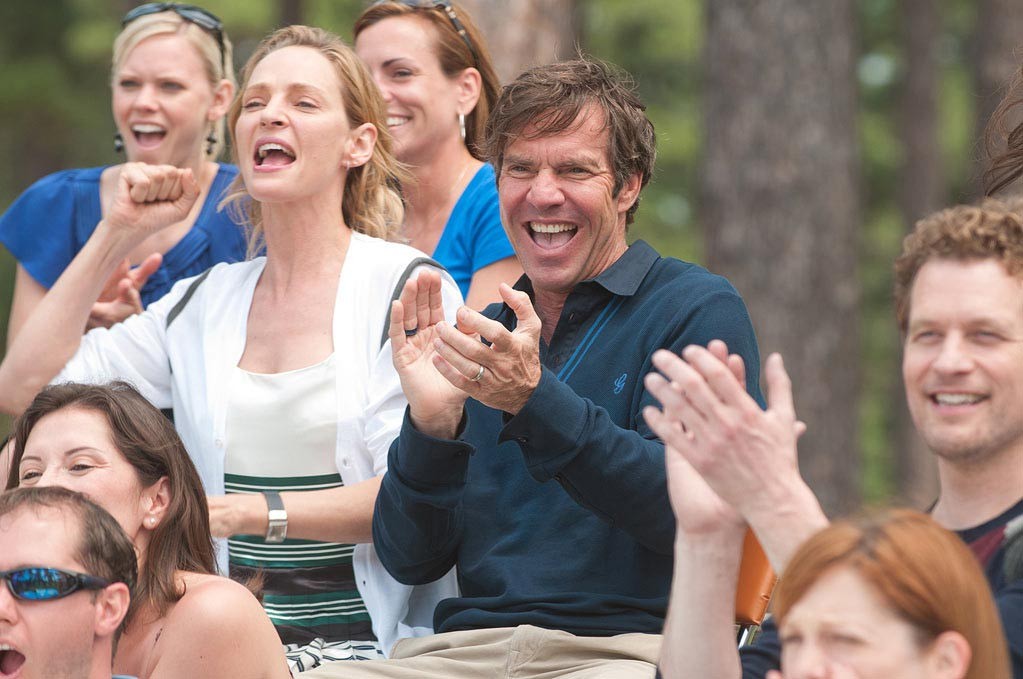 Uma Thurman (Patti) and Dennis Quaid in FilmDistrict's Playing for Keeps (2012)