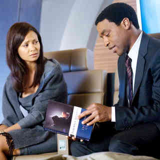 Thandie Newton stars as Laura Wilson and Chiwetel Ejiofor stars as Adrian Helmsley in Columbia Pictures' 2012 (2009)