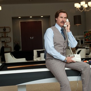Will Ferrell stars as Ron Burgundy in Paramount Pictures' Anchorman: The Legend Continues (2013)