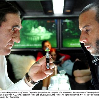 Gerard Depardieu stars as Gorsky and Vin Diesel stars as Toorop in The 20th Century Fox's Babylon A.D. (2008). Photo credit by Guy Ferrandis.
